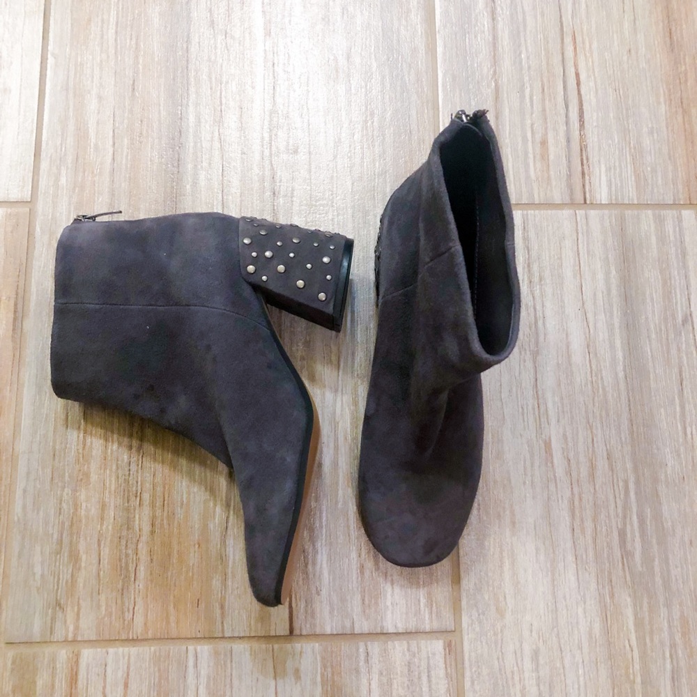 Gap Faux Suede Grey Booties